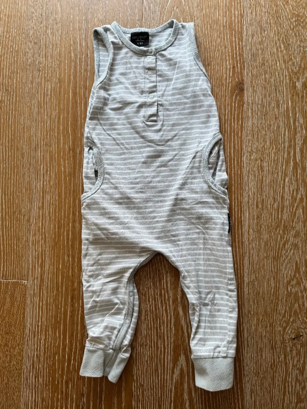 Little Bipsy - Toddler Boy Onesie - Size 12-18 Months - Color White & Grey